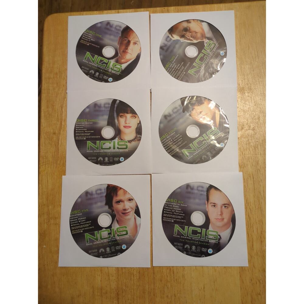 Ncis: the Fourth Season (DVD, 2006) Discs Only